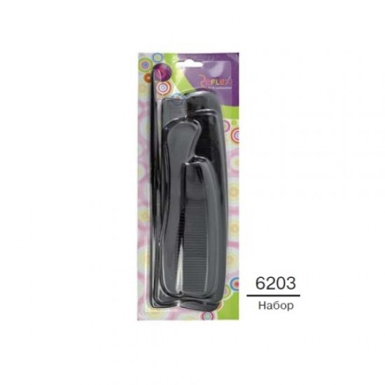 Reflex набір гребенів (6шт) 6203 Reflex набір гребенів (6шт) 6203