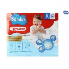 Підгузки-трусики Bambik №6 30шт. (15+кг).