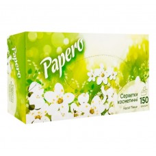 Серветки косметичні PAPERO 2-шарові, 150 шт, пенал Decor NF0011 Серветки косметичні PAPERO 2-шарові, 150 шт, пенал Decor NF0011