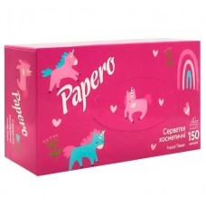 Серветки косметичні PAPERO 2-шарові, 150 шт, пенал “Для дівчаток” NF0010 Серветки косметичні PAPERO 2-шарові, 150 шт, пенал “Для дівчаток” NF0010