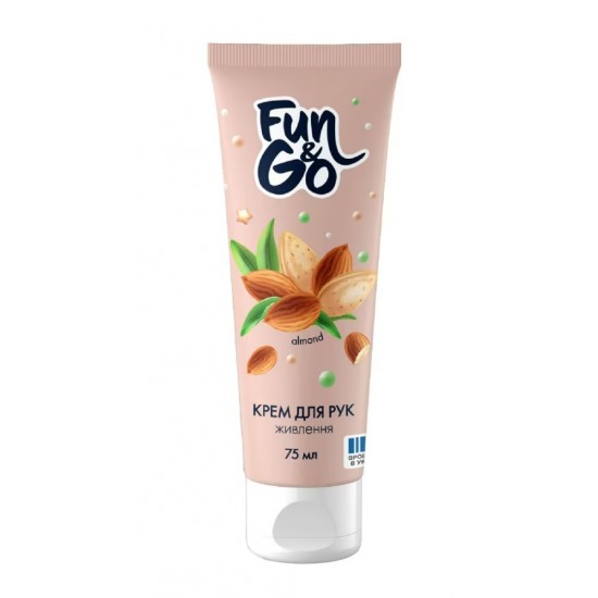 Крем для рук Fun&Go Almond (Мигдаль), 75 мл