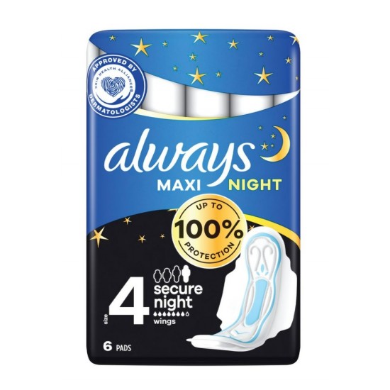 Гігієнічні прокладки Always Classic Night Maxi 6 шт