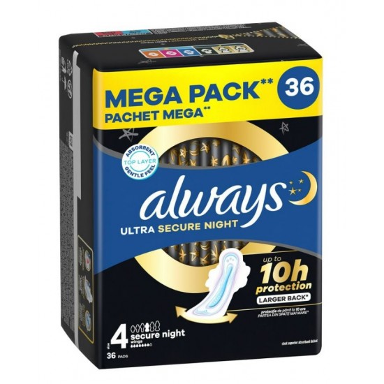 Гігієнічні прокладки Always Ultra Night Mega 36 шт