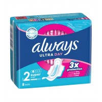 Гігієнічні прокладки Always Ultra Super 8 шт Гігієнічні прокладки Always Ultra Super 8 шт