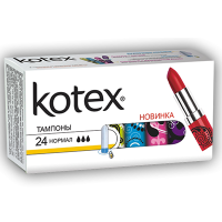 Тампони Котекс Normal 3к. (24шт.)
