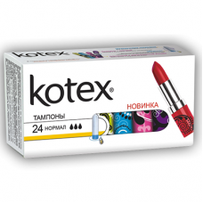 Тампони Котекс Normal 3к. (24шт.) Тампони Котекс Normal 3к. (24шт.)