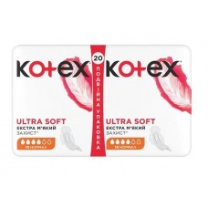 Котекс Дуо Ultra Soft Normal 4к. (20шт.)