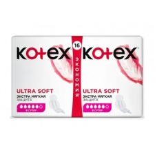 Котекс Дуо Ultra Soft Super 5к. (16шт.)