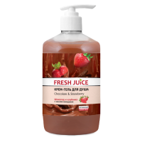 Fresh Juice гель для душу Дозатор Chocolate & Strawberry 750мл Fresh Juice гель для душу Дозатор Chocolate & Strawberry 750мл