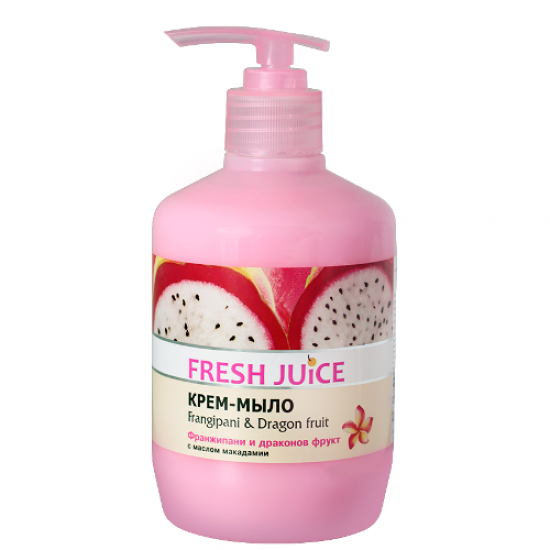 Fresh Juice рідке крем-мило Frangipani & Dragon Fruit 460мл Fresh Juice рідке крем-мило Frangipani & Dragon Fruit 460мл