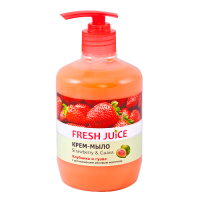 Fresh Juice рідке крем-мило Strawberry & Guava 460мл Fresh Juice рідке крем-мило Strawberry & Guava 460мл