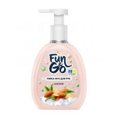Пінка-мус для рук Fun&Go Almond (Мигдаль), 300 мл Пінка-мус для рук Fun&Go Almond (Мигдаль), 300 мл