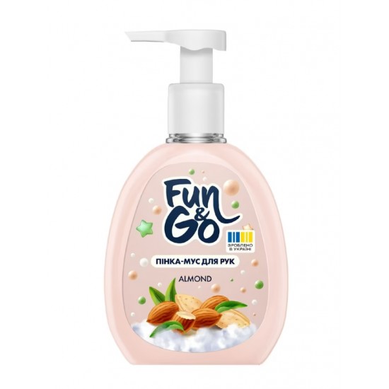 Пінка-мус для рук Fun&Go Almond (Мигдаль), 300 мл
