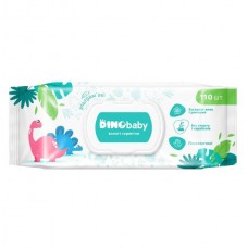 Dino Baby вологі серветки 110шт. Дитячі (Клапан) Dino Baby вологі серветки 110шт. Дитячі (Клапан)
