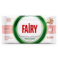 Універсальні вологі серветки для прибирання Fairy Фрезія, 100 шт