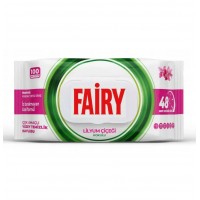Універсальні вологі серветки для прибирання Fairy Лілія, 100 шт Універсальні вологі серветки для прибирання Fairy Лілія, 100 шт