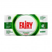 Універсальні вологі серветки для прибирання Fairy Power, 100 шт Універсальні вологі серветки для прибирання Fairy Power, 100 шт