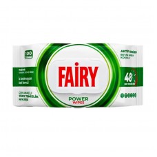 Універсальні вологі серветки для прибирання Fairy Power, 100 шт