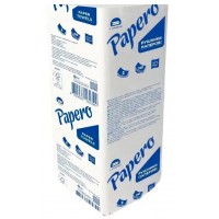 Рушник паперовий Papero V-склад білий 150л/уп коротший RV-053 190×210мм