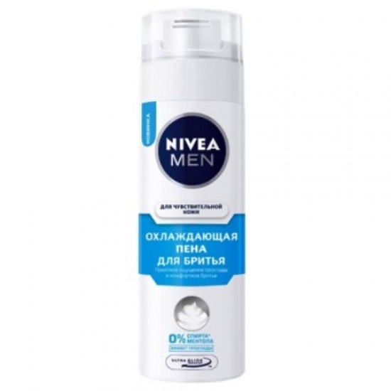 Nivea Men піна для гоління Охолоджуюча для чутливої шкіри Nivea Men піна для гоління Охолоджуюча для чутливої шкіри