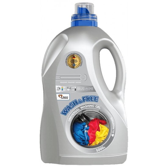 Wash&Free Гель для прання 5л