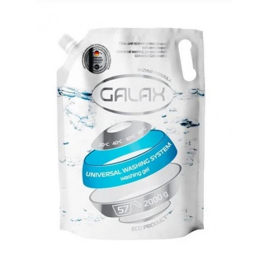 Galax Гель для прання 2л. Дой-пак Universal Galax Гель для прання 2л. Дой-пак Universal