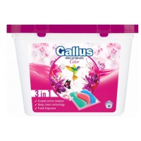 Gallus Капсули для прання кольорової білизни 30шт Gallus Капсули для прання кольорової білизни 30шт