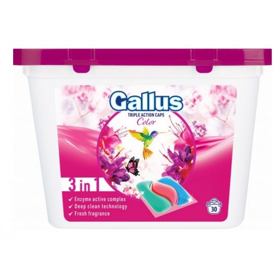 Gallus Капсули для прання кольорової білизни 30шт