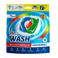 PRO Wash Капсули для прання універсальні 12шт. PRO Wash Капсули для прання універсальні 12шт.