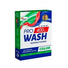 PRO WASH пральний порошок Color 400г.