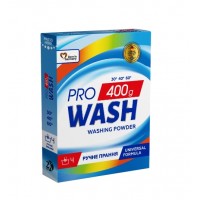 PRO WASH пральний порошок Universal ручне прання 400г. PRO WASH пральний порошок Universal ручне прання 400г.