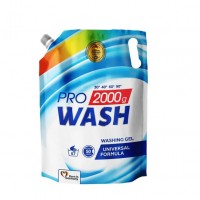 PRO WASH Гель для прання універсальний 2л. Дой-пак PRO WASH Гель для прання універсальний 2л. Дой-пак
