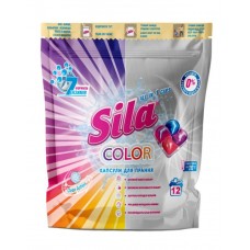 Капсули для прання Sila Color для кольорових речей, 12 шт
