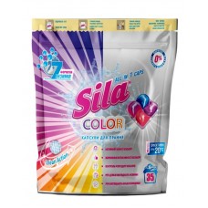 Капсули для прання Sila Color для кольорових речей, 35 шт