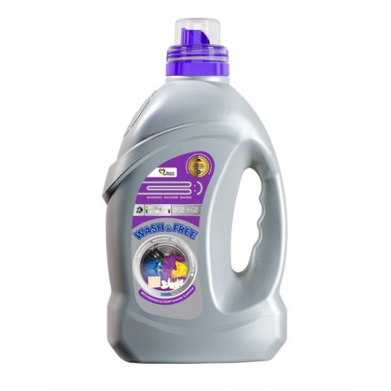 Wash and Free Жасмин та лаванда Гель для прання 2л.