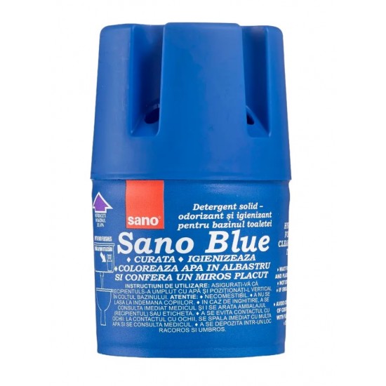 Очисник для бачка унітазу Sano синій, 150 г